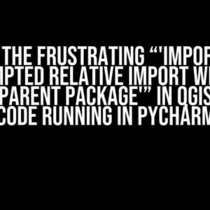 Solving the Frustrating “'ImportError: attempted relative import with no known parent package'” in QGIS-Plugin Code Running in PyCharm